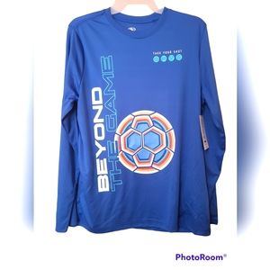 Athletic Works Boys Blue Shirt. Size XL (14-16) Husky